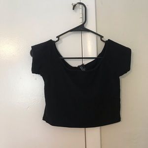 Black Crop Top